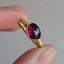 Organic Rhodolite Garnet Stacking Ring