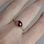 Organic Rhodolite Garnet Stacking Ring