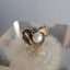 Pearl Foliate Ring