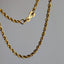 18k Rope Chain Necklace