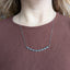 Silver Lovers Eye Bar Necklace