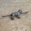 Silver Spaniel Brooch