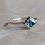 Two Toned Sapphire Kite Ring