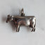 Silver Cow Charm