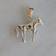 Silver Horse Charm