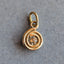Mini Champagne Diamond Spiral Charm