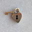 Heart Padlock and Key Charm