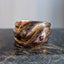 Wide Intertwined Snakes Ring