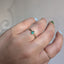 Emerald Pearl Metamorphic Ring