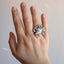 Silver Crab Cocktail Ring