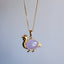 Lavender Jade Chicken Charm