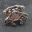 Silver Crab Cocktail Ring