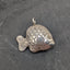 Silver Angelfish Charm