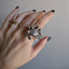 Silver Crab Cocktail Ring