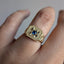 Rhodes Fancy Sapphire Signet Ring