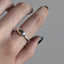 Silver Drop Ring