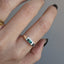 Tourmaline Baguette Signet Ring