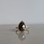Jumbo Brown Diamond Pear Solitaire