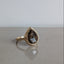 Jumbo Brown Diamond Pear Solitaire