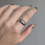 White Gold Diamond Dome Signet