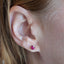 Rubellite Stud Earrings