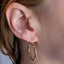 Gold Tube Hoops