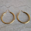 Gold Tube Hoops