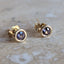 Purple Spinel Wrap Studs