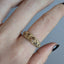 Brown Diamond Pebbly Ring