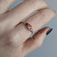 Tria Ruby Rock Ring