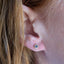 Gray Spinel Wrap Studs