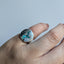 Yosemite Valley Circle Signet With Turquoise