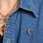 Opal Crescent Pin