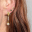 Leafy Pearl Earrings