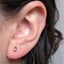 Color Change Garnet Studs