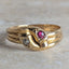 Victorian Double Snake Ring