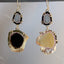 Watermelon Tourmaline Double Drop Earrings