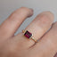 Vivant Rhodolite Garnet Solitaire Ring