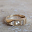 White Diamond Bauhaus Ring