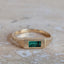Emerald Baguette Signet Ring