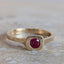 Ruby Cushion Solitaire