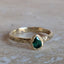 Emerald Pear Metamorphic Ring
