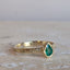 Emerald Pear Metamorphic Ring