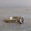 Petra Oval Purple Ring