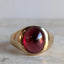Garnet Cabochon Signet