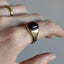 Garnet Cabochon Signet