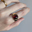 Garnet Cabochon Signet