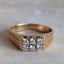 Six Diamond Signet Ring