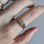 Six Diamond Signet Ring