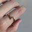 Diamond Swoosh Ring